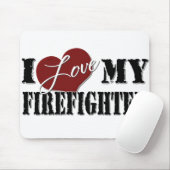I Liebe mein Feuerwehrmann mousepad (Mit Mouse)