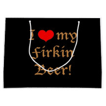 I Liebe mein Firkin-Bier! Geschenk-Tasche