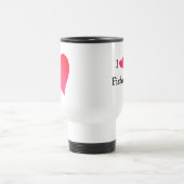 I Liebe Mein Fischer Reisebecher (Mittel)