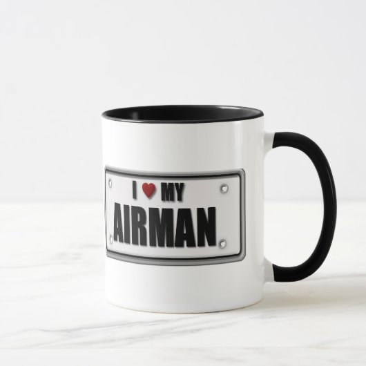 I Liebe mein Flieger Tasse (Rechts)