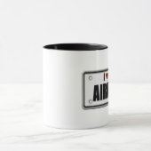 I Liebe mein Flieger Tasse (Zentrum)