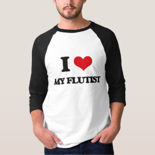 I Liebe mein Flutist T-Shirt
