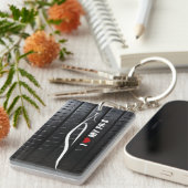 I Liebe mein FR-S mit Reifenschritt Schlüsselanhänger (Vorderseite rechts)