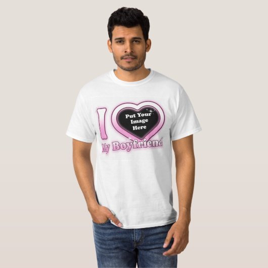 I Liebe Mein Freund 2023 Custom Valentine T - Shir T-Shirt (Vorne ganz)