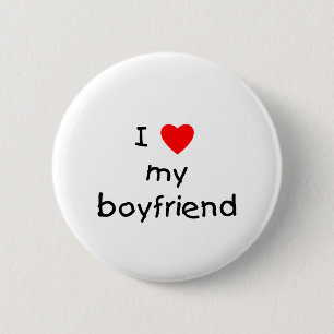 I Liebe mein Freund Button