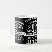 I Liebe mein Freund mit meinem ganzem gemeinen Kaffeetasse (Vorderseite Links)