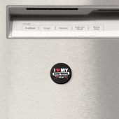 I Liebe mein Freundin Herz Magnet (In Situ (Geschirrspüler))