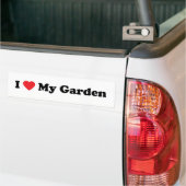I Liebe mein Garten Autoaufkleber (Auf Lkw)