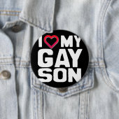 I LIEBE MEIN GAY SON - -.pnng Button (Beispiel)