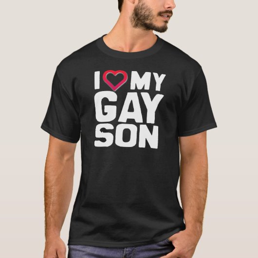 I LIEBE MEIN GAY SON - -.pnng T-Shirt (Vorderseite)