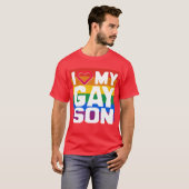 I LIEBE MEIN GAY SON - -.pnng T-Shirt (Vorne ganz)