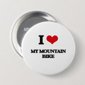I Liebe mein Gebirgsfahrrad Button (Vorne & Hinten)