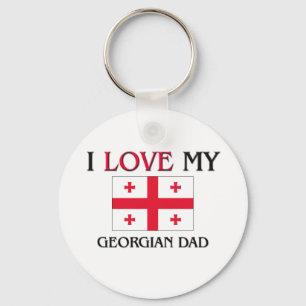 I Liebe mein georgischer Vater Schlüsselanhänger