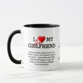 I LIEBE MEIN GIRLFRIEND Custom Christlich Tasse (Links)