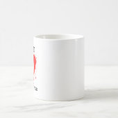 I LIEBE MEIN GIRLFRIEND CUSTOM VALENTINSTAG KAFFEETASSE (Mittel)