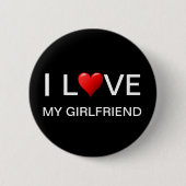 I LIEBE MEIN    GIRLFRIENDBUTTON BUTTON (Vorderseite)
