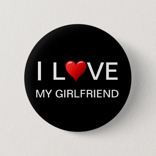 I LIEBE MEIN    GIRLFRIENDBUTTON BUTTON (Vorderseite)