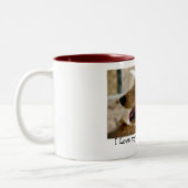 I Liebe mein Goldendoodle! Tasse (Links)