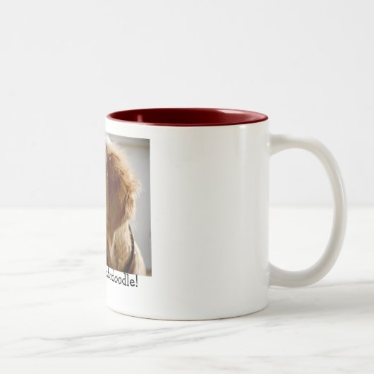 I Liebe mein Goldendoodle! Tasse (Rechts)