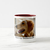 I Liebe mein Goldendoodle! Tasse (Mittel)