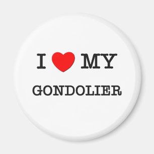 I Liebe mein GONDOLIERE Magnet