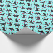 I Liebe mein Gordon-Setzer Geschenkpapier (Ecke)