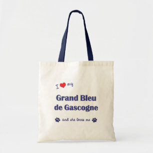 I Liebe mein Grand Bleu de Gascogne (weiblicher Tragetasche