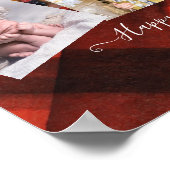 I Liebe Mein GRANDMA - FOTO COLLAGE Großeltern-Ges Poster (Ecke)