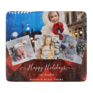 I Liebe Mein GRANDMA - FOTO COLLAGE Großeltern-Ges Schneidebrett