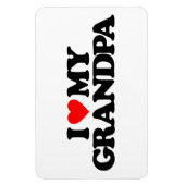 I LIEBE MEIN GRANDPA MAGNET (Vertikal)