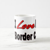 I Liebe mein Grenzcollie Kaffeetasse (Mittel)
