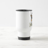 I Liebe mein Grenzcollie Reisebecher (Mittel)