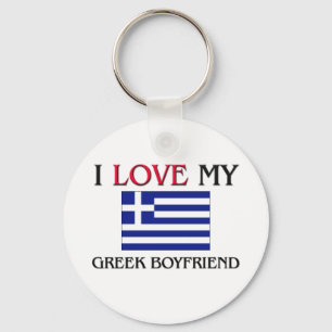 I Liebe mein griechischer Freund Schlüsselanhänger