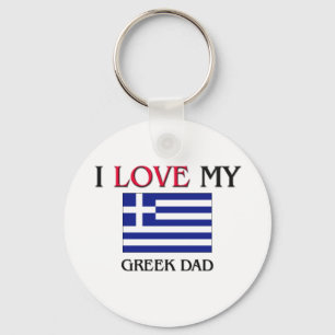 I Liebe mein griechischer Vater Schlüsselanhänger