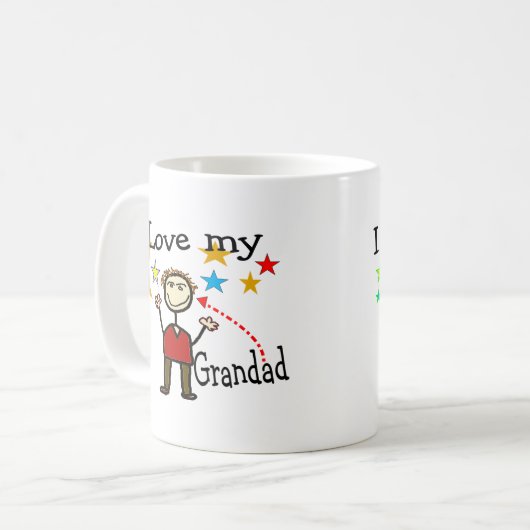 I Liebe mein großartiger Vater Kaffeetasse (Vorderseite Links)