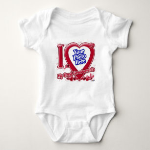 I Liebe Mein Großeltern - Foto Baby Strampler