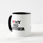 I LIEBE MEIN GROSSER BRUDER TASSE (Vorderseite Links)