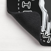 I Liebe mein großer Däne-Hund Mousepad (Ecke)