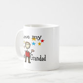 I Liebe mein großer Grandad Kaffeetasse (Vorderseite Links)