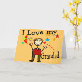 I Liebe Mein großer Vater Karte (Gelbe Blume)