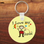 I Liebe Mein großer Vater Schlüsselanhänger (Vorderseite)