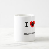 I LIEBE MEIN GRÖSSERER SCHWEIZER GEBIRGShund Kaffeetasse (Mittel)