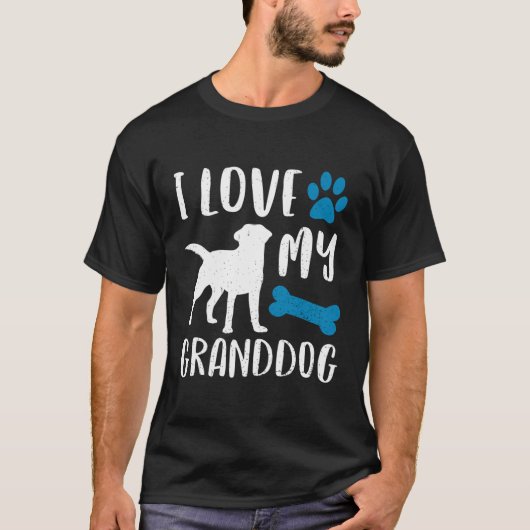 I Liebe Mein Großhund Shirt Labrador Retriever Dog (Vorderseite)