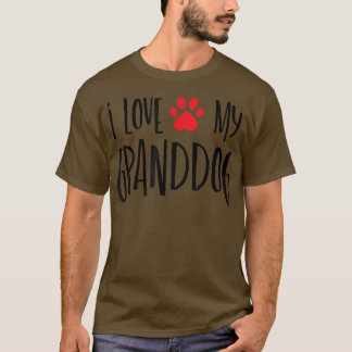 I Liebe mein Großhund T-Shirt