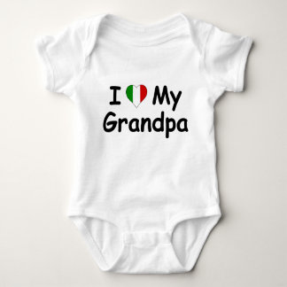 I Liebe mein Großvater Baby Strampler