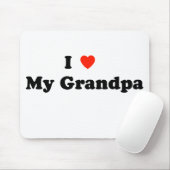I Liebe mein Großvater Mousepad (Mit Mouse)
