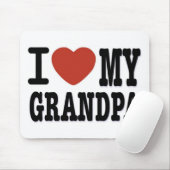 I LIEBE MEIN GROSSVATER MOUSEPAD (Mit Mouse)