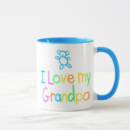 I Liebe mein Großvater Tasse (Rechts)