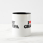 I LIEBE MEIN GROSSVATER ZWEIFARBIGE TASSE (Mittel)