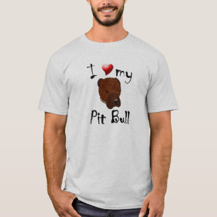 I Liebe mein Gruben-Stier-T - Shirt